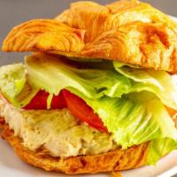 Wicked Willow · Willow tree chicken salad, lettuce and tomato on a croissant.