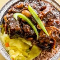 Large Oxtail · serve with rice and peas or white rice and steam cabbage