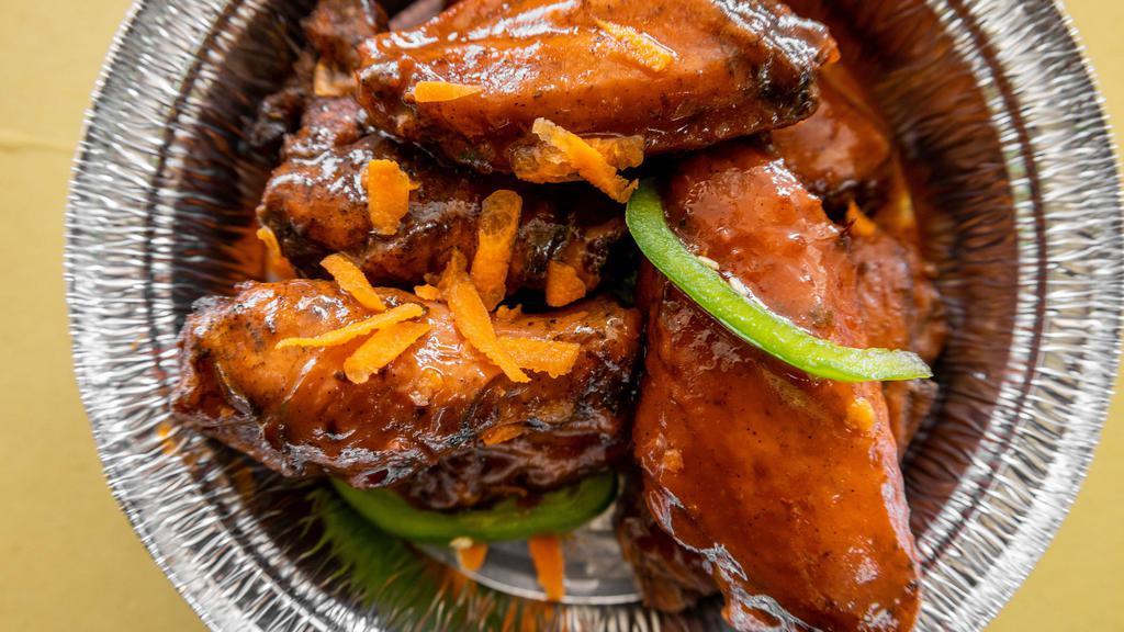 Jerk Bbq Wings  Small · serve with rice and peas or white rice and steam cabbage
