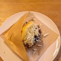 Pabellon · Shredded beef, black beans, sweet fried plantains and cheese.