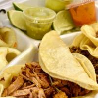 Taco Plate · Choice of meat.