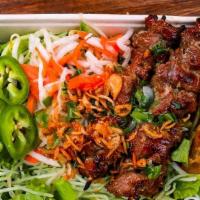 Perfect Bowl · A bed of vermicelli noodles and your choice of grilled meat served with fish sauce