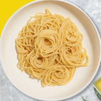 Spaghetti Assembly · Fresh spaghetti served with your choice of sauce and toppings.