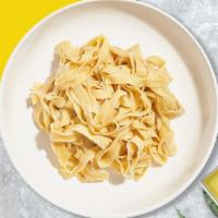 Fettuccine Assembly · Fresh fettuccine served with your choice of sauce and toppings.