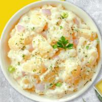 Mashed Five · (Vegetarian) Mashed Idaho potatoes cooked, seasoned with garlic, butter, and topped with cri...