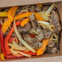 Beef Fajita · Delicious and tender beef, onion, and bell peppers cooked to perfection in our sizzling hot ...