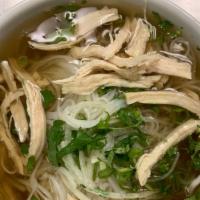 #7.  Chicken (Pho Ga) · Vietnamese noodle soup with shredded chicken.