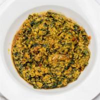 Egusi Soup · Spinach and melon seed