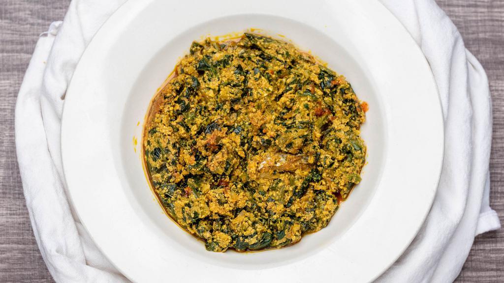 Egusi Soup · Spinach and melon seed
