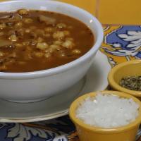 Menudo · (WEEKENDS ONLY) Award winning hominy & tripe soup. Includes choice of tortillas