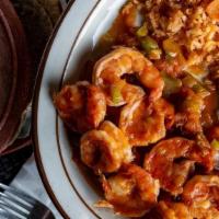 Platos De Camaron · Large shrimp with choice of sauce & tortillas