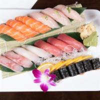 *Sushi Dinner · 12 pcs sushi, 1 Dragon Roll.