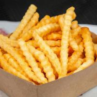 Crinkle-Cut Fries · Classic Crinkle Cut Fries cooked in 100% Peanut Oil to golden perfection.