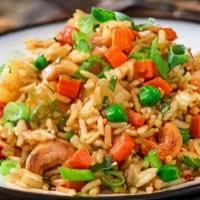 Pineapple Fried Rice · Chinese broccoli, onions, pineapple, cashew nuts, pea &carrot.