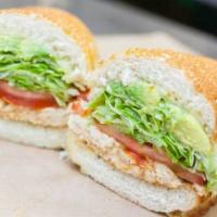 We'Re Just Friends · Halal Chicken, Zesty Orange Glaze, Avocado, Pepper Jack
