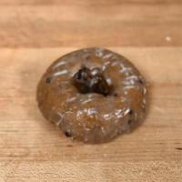 Blueberry Cake · famous cake donut with bits of blueberry and glazed