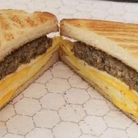 Scrapple & Egg Sandwich · Scrapple and two eggs served on your choice of bread