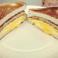 Sausage & Egg Sandwich · Sausage patty and two eggs served on your choice of bread