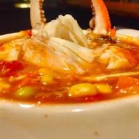 Maryland Crab Soup (Cup) · Old Baltimore Style: Tomato base, tons of veggies, a little spice, & piled high with crab meat