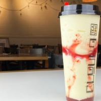 Pina Ohlala · Pineapple + Coconut + Strawberry Smoothie