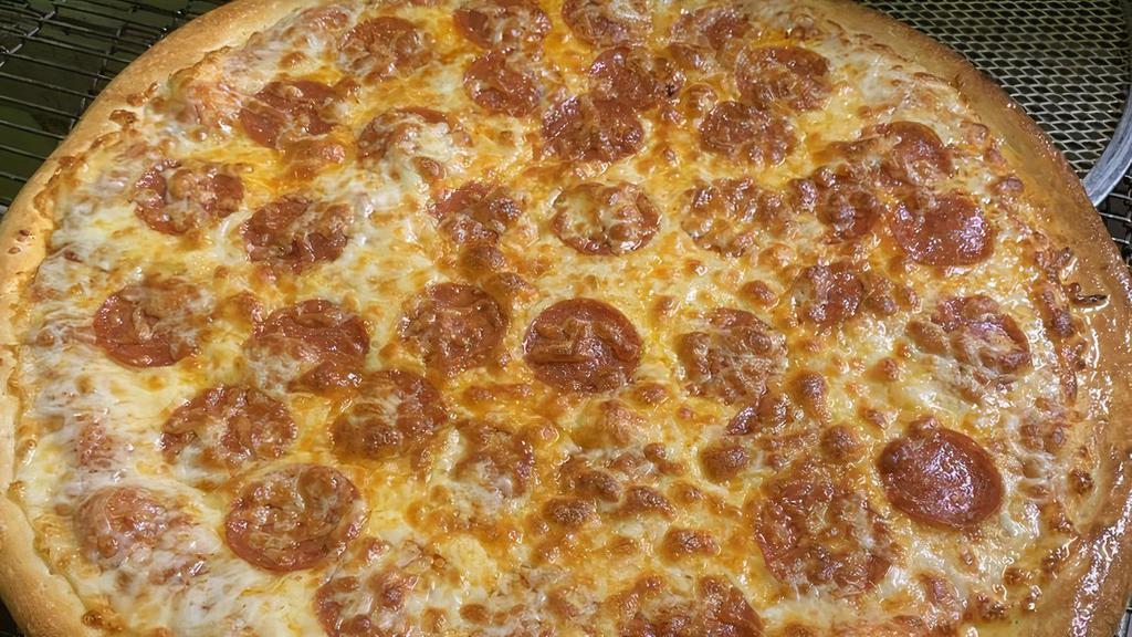 Meat Lover'S Pizza · Pepperoni, ground beef, ham, sausage, bacon, and extra cheese.