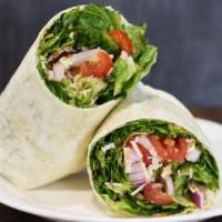 Acapulco Caesar Wrap · Chopped romaine, red onion, parmesan, grape tomatoes, and croutons with chipotle lime Caesar...