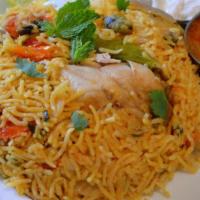 2 Chicken Biryani · chicken sauteed with herbs and mixed with jasmine rice