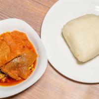 Egusi With Pounded Yam · 