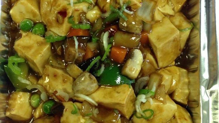 Tofu With Vegetable 素菜豆腐 · 