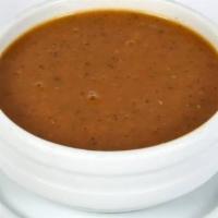 Red Lentil Soup · Authentic Anatolian soup made with organic red lentils & scratch vegetable stock