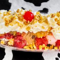 Banana Split · Sure to satisfy any sweet tooth! Your choice of our super premium ice cream nestled on a spl...