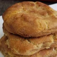 Snickerdoodle Cookie · Fresh baked Sugar cookie rolled in our very own blend of cinnamon and sugar! Start with 3, a...