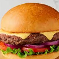 Classic Cheese Burger/Beef Patty With Melted American Cheese, Lettuce, Tomato, Onions, Pickles, Mayo · Beef patty with melted American cheese, lettuce, tomato, onions, pickles, and mayo