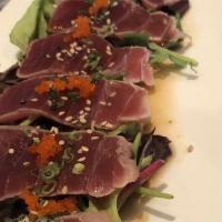 Tuna Tataki
 · Lightly grilled tuna served with special sauce.