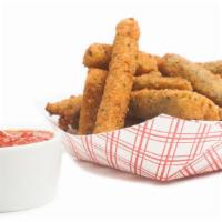 Breaded Zucchini Sticks · With a side of marinara, southwest sauce or ranch.