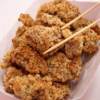 Popcorn Chicken · Taiwanese style bite-sized fried chicken with dried seasoning.
