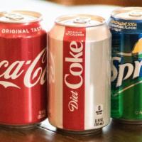 Soda · Choice of coke, diet coke, sprite