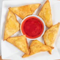 Fried Crabmeat Cheese Wonton (6) · Six pieces.
