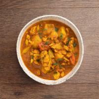 Vegetable Korma · Mixed vegetables cooked in creamy cashew and nut sauce.