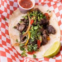 Beef Fajita · Beef, Grilled Bell Peppers, Onions &  Cilantro