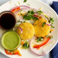 Aloo Tikki · Mashed potatoes deep fried in spices