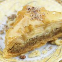Homemade Baklava · A rich and crispy Greek/Middle Eastern pastry consisting of sheets of phyllo layered with ch...