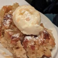 Bread Pudding · traditional bread pudding made from Panettone.