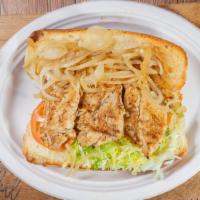Grilled Chicken Sub · Grilled chicken and classic cheese.