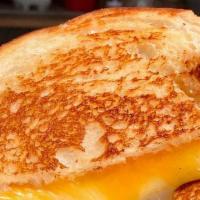 Bw Grilled Cheese · Classic grilled cheese with cheddar, provolone and swiss cheeses on our blaa bread griddled ...