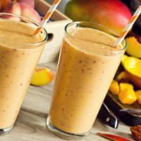 Peach Smoothie · Delicious, freshly blended peach smoothie.