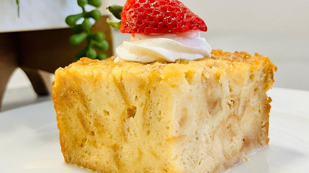 Bread Pudding · You’ve never had bread pudding-like this before! Generous cubes of brioche bread are married with our secret-rich sauce that blends harmoniously. Drizzled with a creamy, caramel sauce that will simply warm your heart.