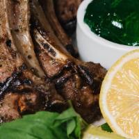 Lollipop Lamb Chops W/ Pasta · Well marinated char-grilled baby chops.