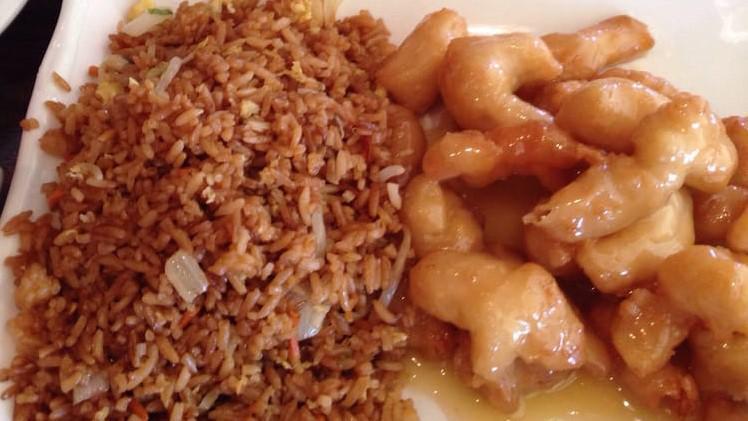 Sweet & Sour Shrimp · Breaded shrimp sautéed with pineapple, green peppers, and onions in a sweet and sour sauce.