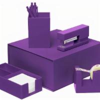 Purple Desk Set · You're an overachiever and you don't believe in cutting corners. When it comes to your works...